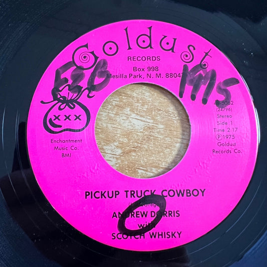 Andrew Dorris & Scotch Whiskey - Pickup Truck Cowboy / 1. US-Press. 1975 - (M-/Neutral)