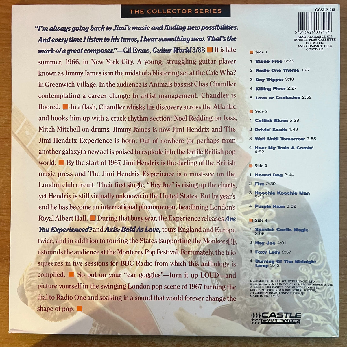 Jimi Hendrix Experience - Radio On / 2 LP - 1. EU-Press. 1989 - (M-/VG++)