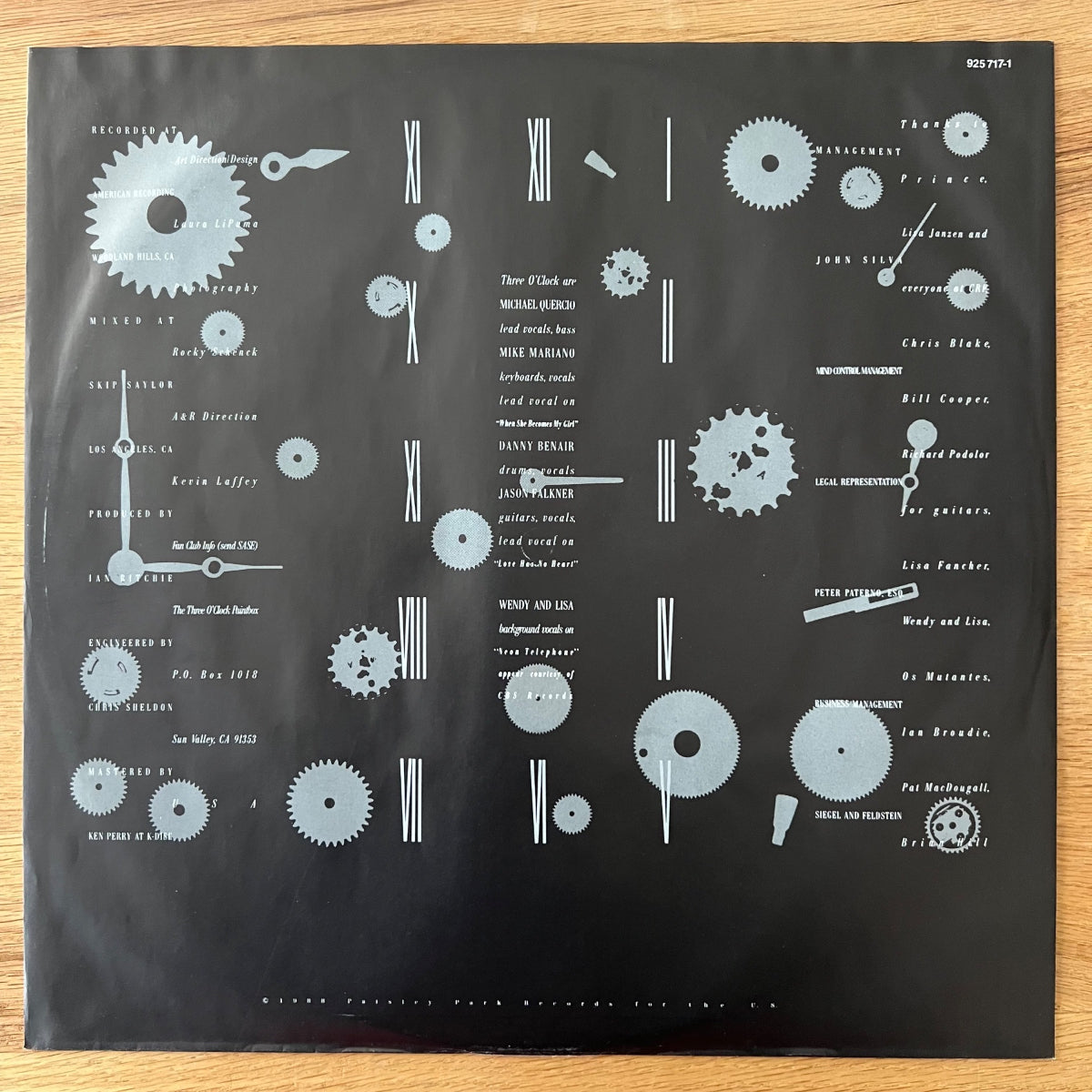 Three O'Clock - Vermillion / 1. D-Press. 1988 - (M-/M-)