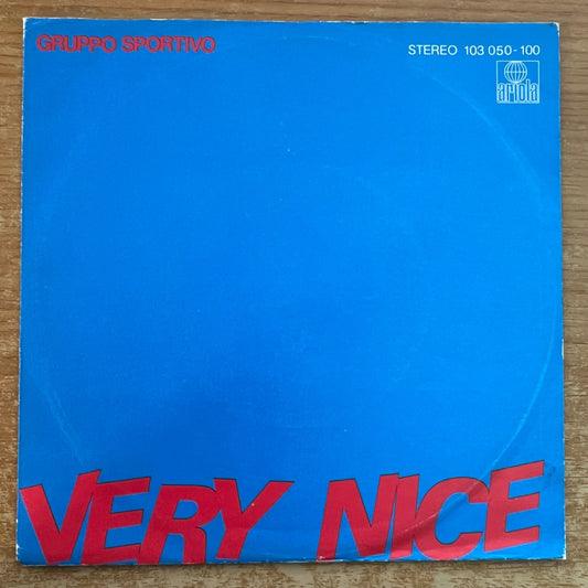 Gruppo Sportivo - Very Nice / 1. D-Press. 1981 - (M-/VG+)