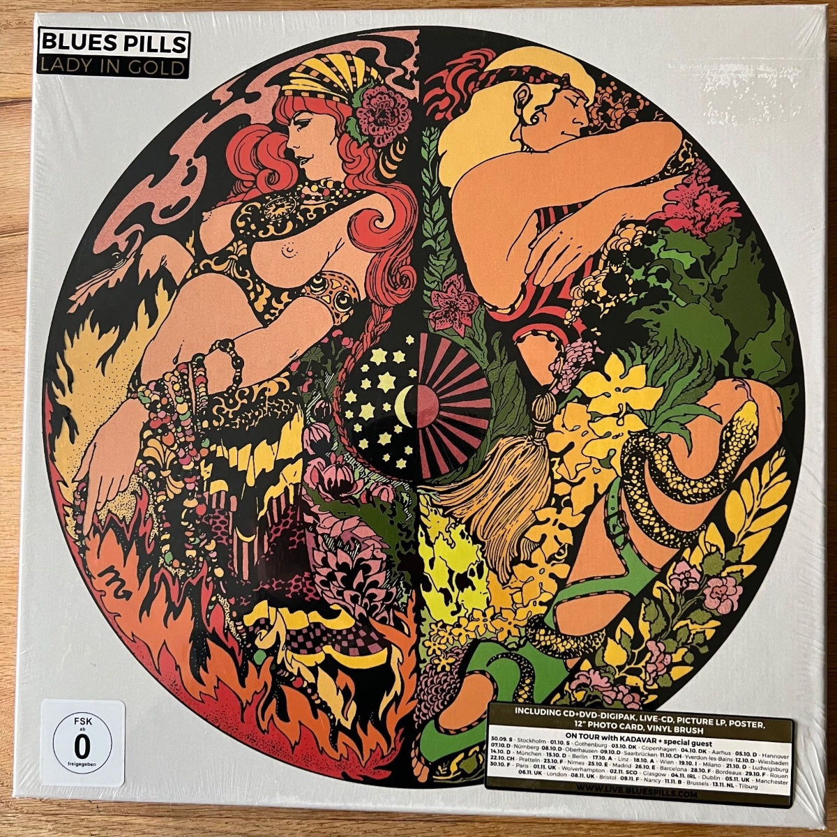 Blues Pills - Lady In Gold / LP - Box-Set with DVD & CD - Limited Edition - (Mint & Sealed)