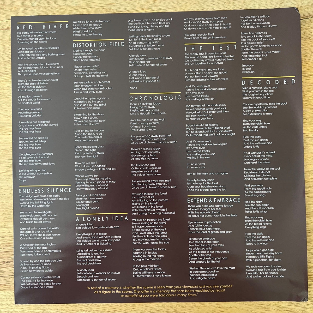 Also Eden - Redacted / 1. UK-Press. 2013 - (Mint/VG++)