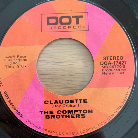 Compton Brothers - Claudette / 1. US-Press. 1969 - (VG++/Neutral)
