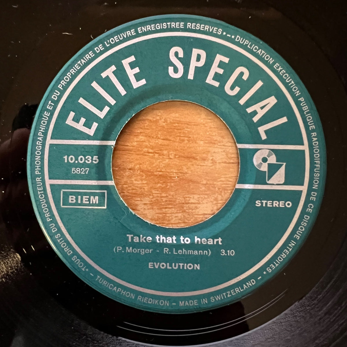 Evolution - Take That To Heart / 1. Swiss-Press. 1970 - (M-/VG++)