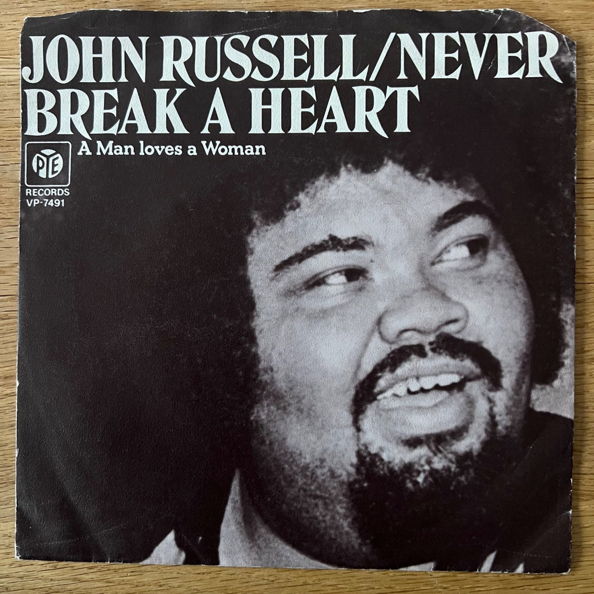 John Russell - Never Break A Heart / 1. NL-Press. 1975 - (M-/VG+)