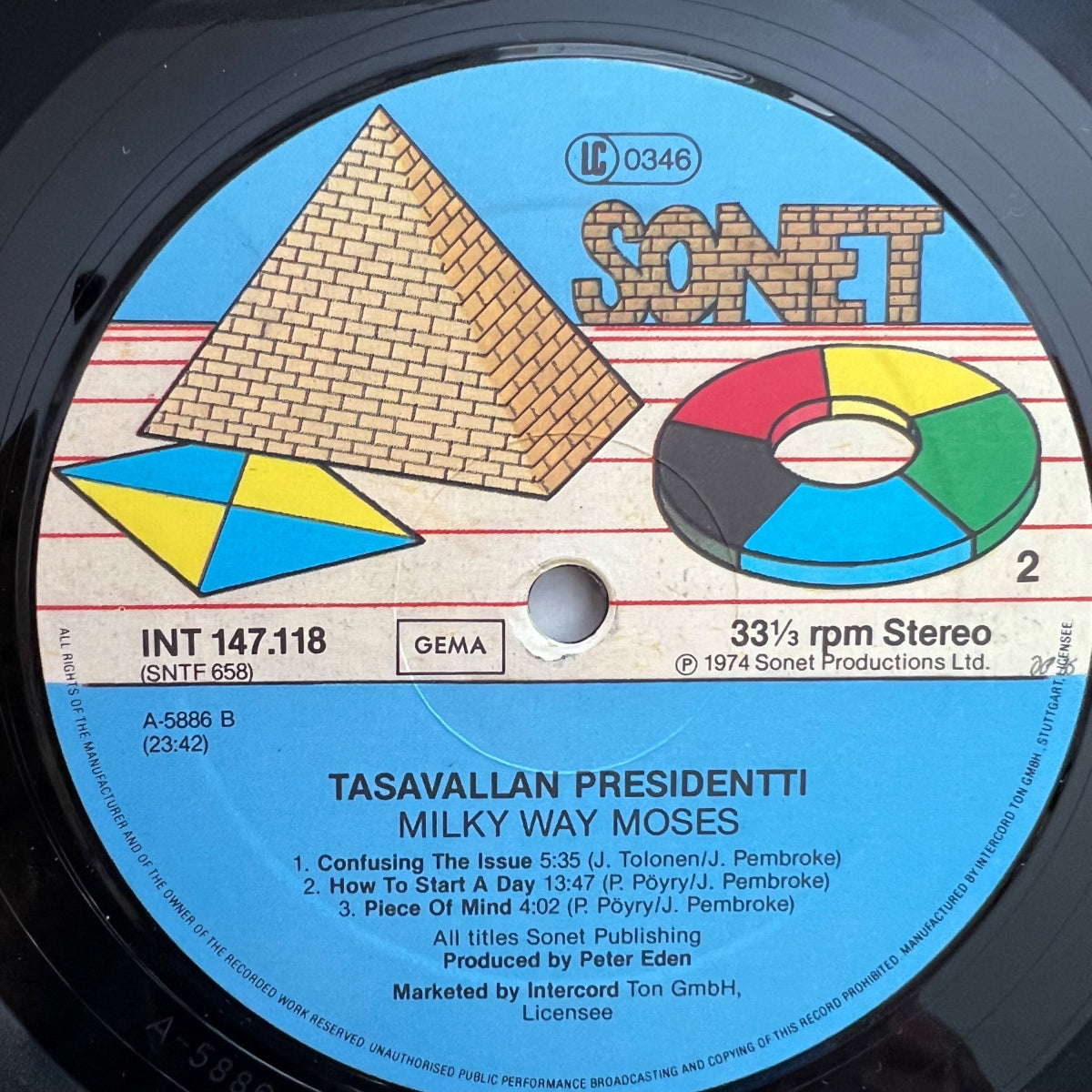 Tasavallan Presidentti - Milky Way Moses / D-Press. RE von 1974 - (M-/VG++)