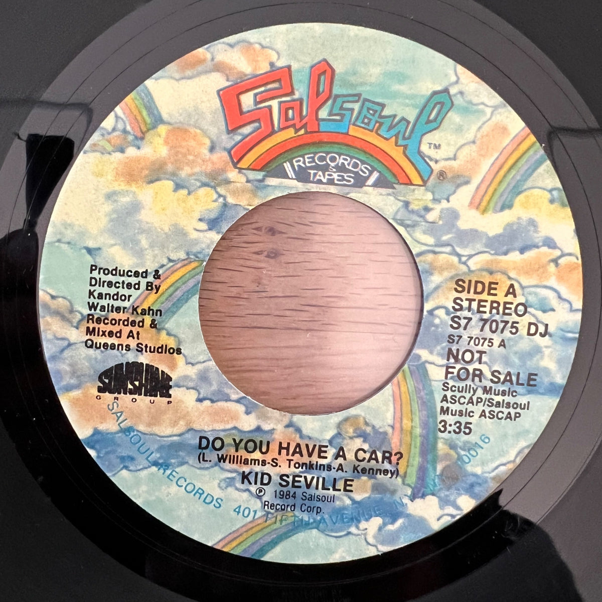 Kid Seville - Do You Have A Car? // US-Promo 1984 - (M-/Neutral)