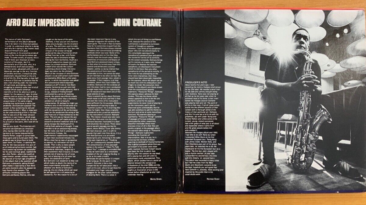 John Coltrane - Afro Blue Impressions / 2 LPs - 1. US-Press. 1977 - (M-/M-)