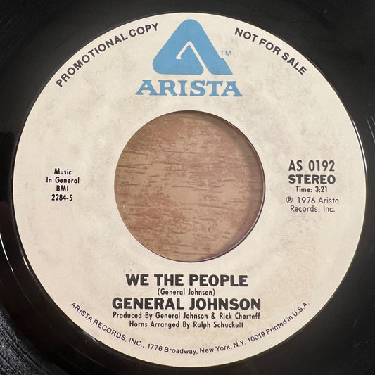 General Johnson - We The People / US-Promo 1976 - (VG+/Neutral)