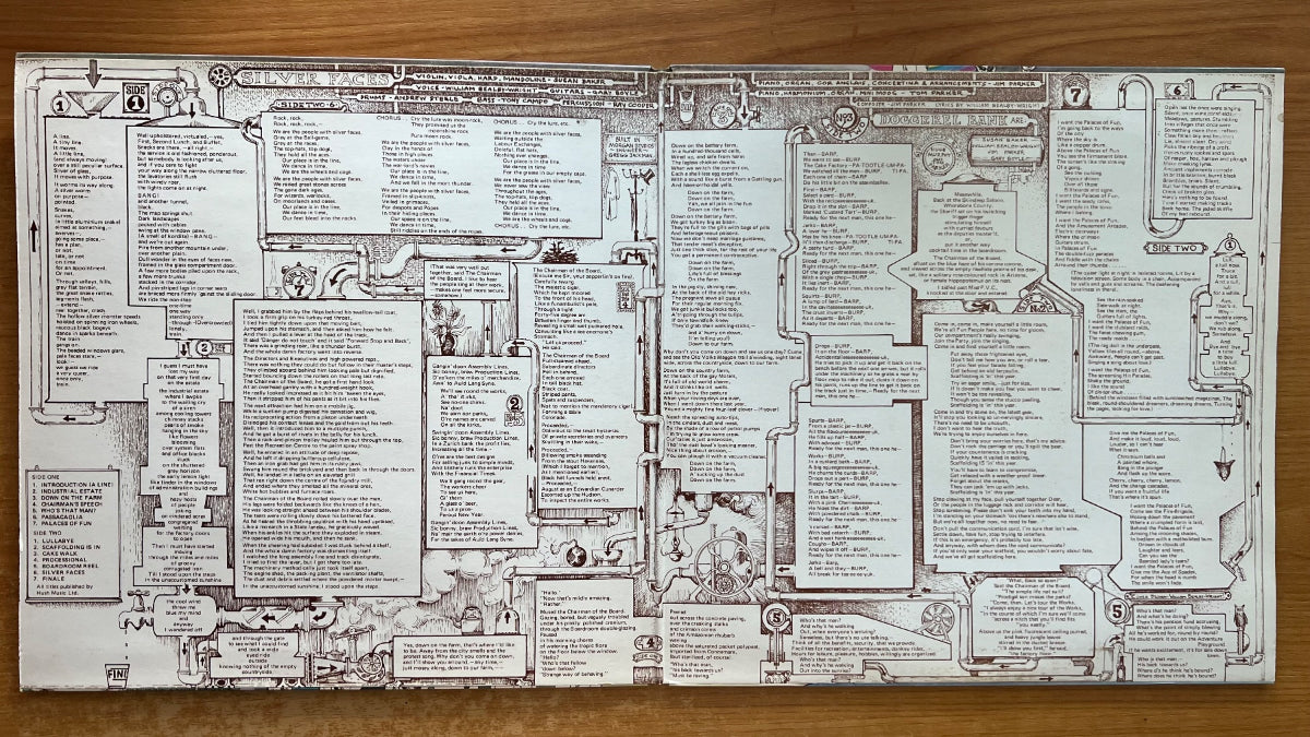 Doggerel Bank - Silver Faces / 1. UK-Press. 1973 - (M-/M-)
