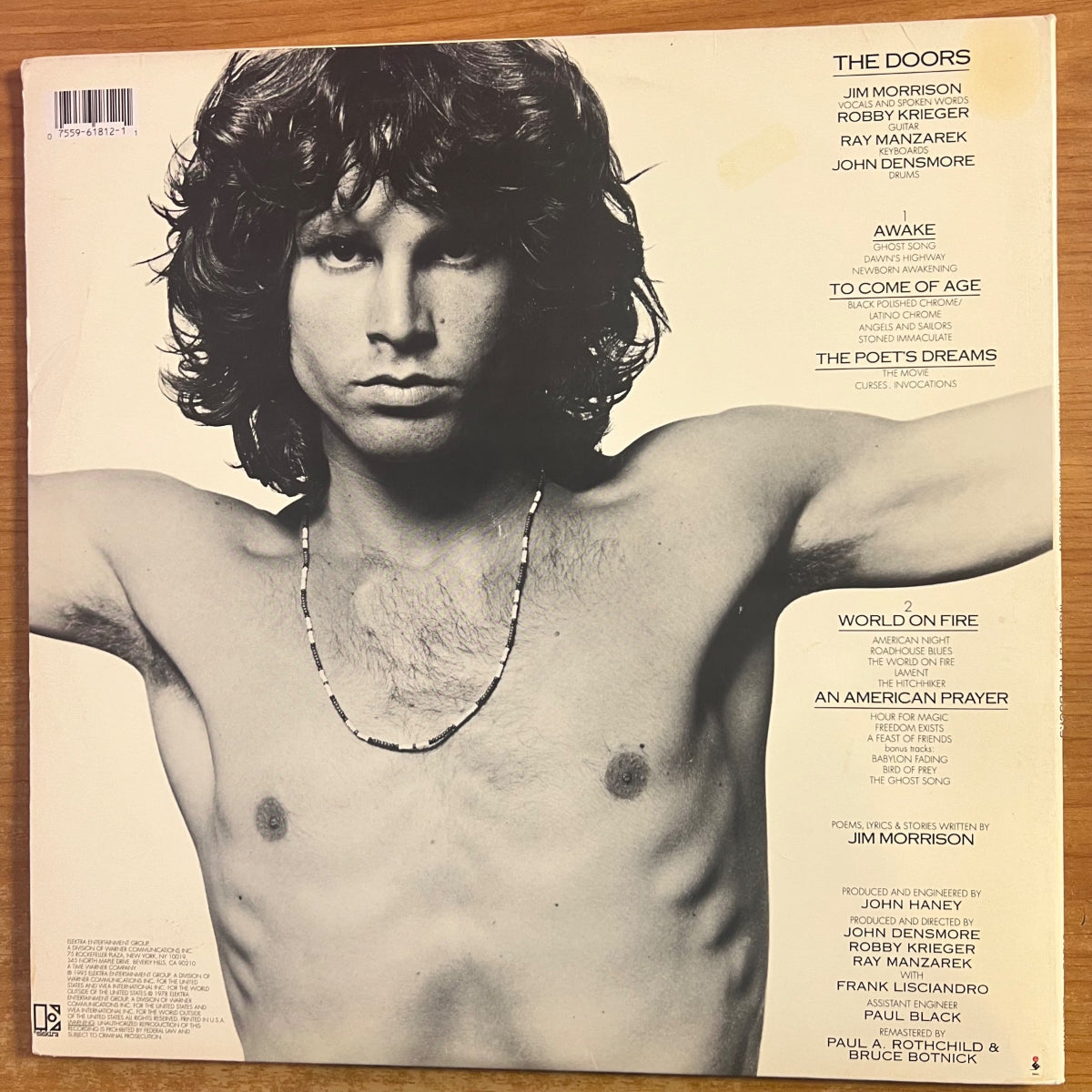Jim Morrison - An American Prayer / US-Press. 1995