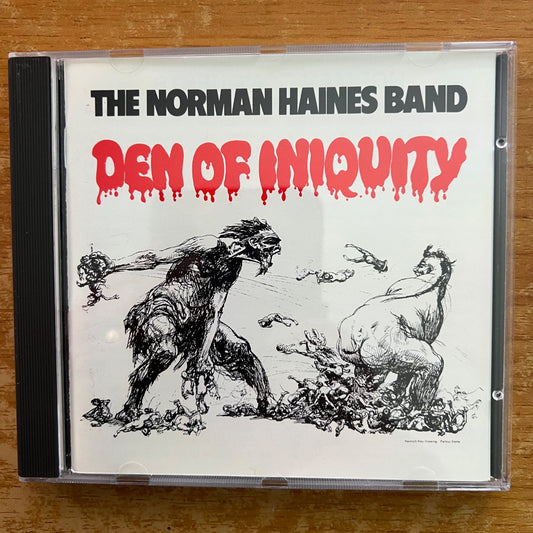 Norman Haines Band - Den Of Iniquity / CD - 1.UK-Press. 1993 on CD - Lim. Numb. Edition - (M-/M-)