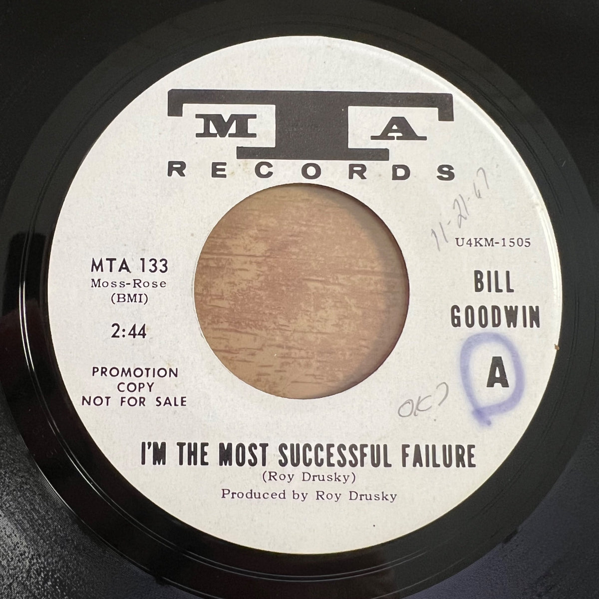 Bill Goodwin - I'm The Most Successful Failure / US-Promo 1967 - (M-/Neutral)