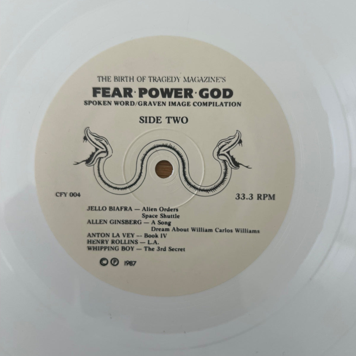 Various - The Birth Of Tragedy Magazine's Fear / 1. US-Press. 1987 - (M-/VG++)