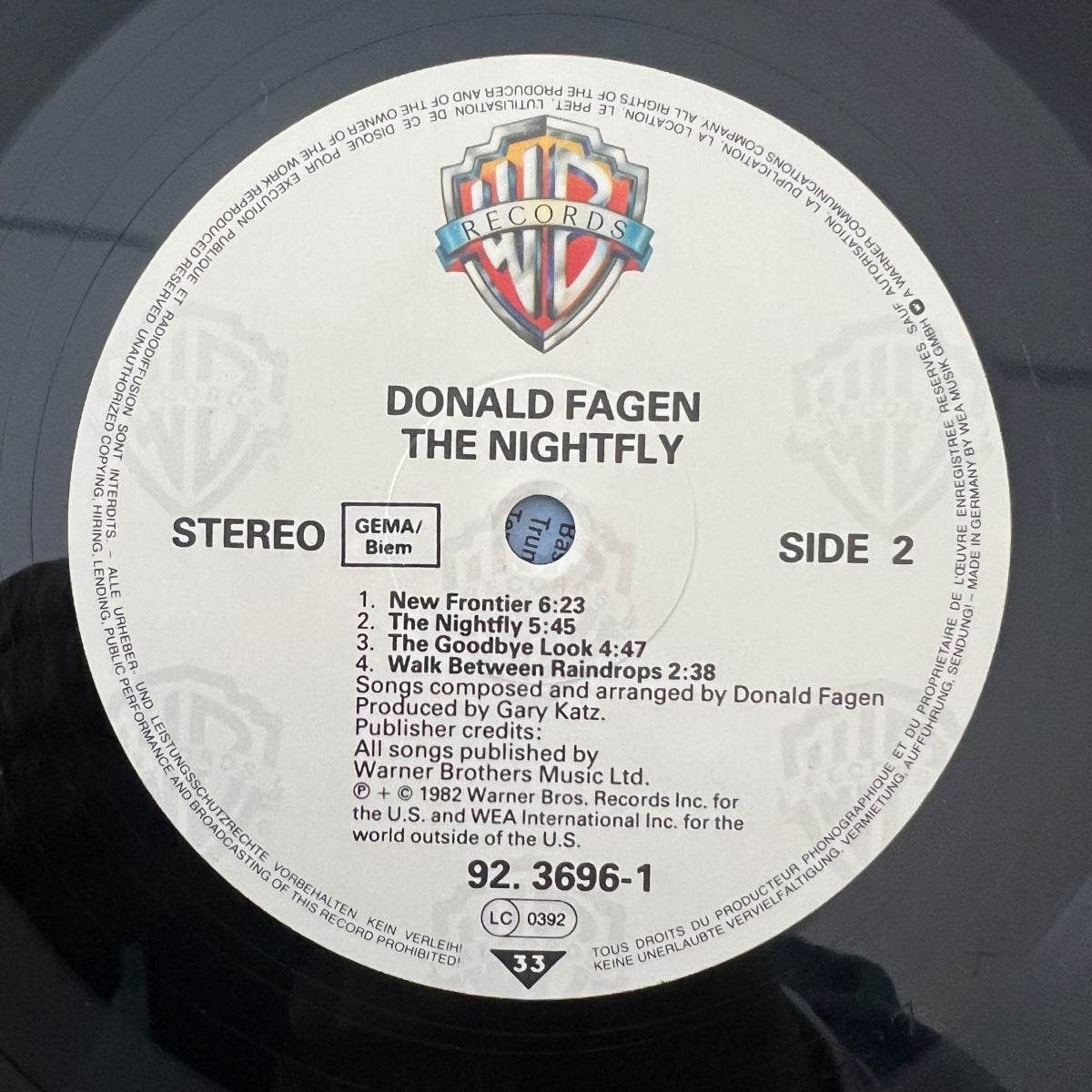 Donald Fagen - The Nightfly / 1. D-Press. 1982 - (M-/VG++)