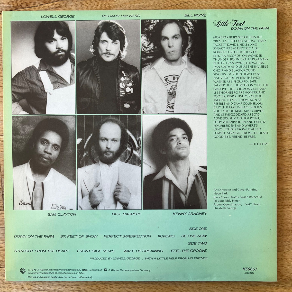 Little Feat - Down On The Farm / 1. UK-Press. 1979 - (M-/M-)