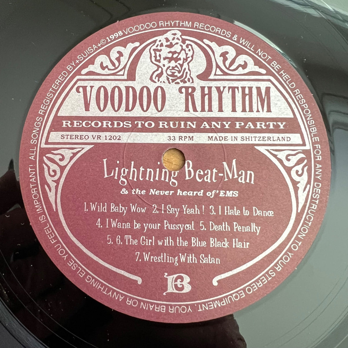 Lightning Beat-Man & The Never Heard Of 'Ems - Apartment Wrestling Rock And Roll / 1. Swiss 1998 - (M-/M-)