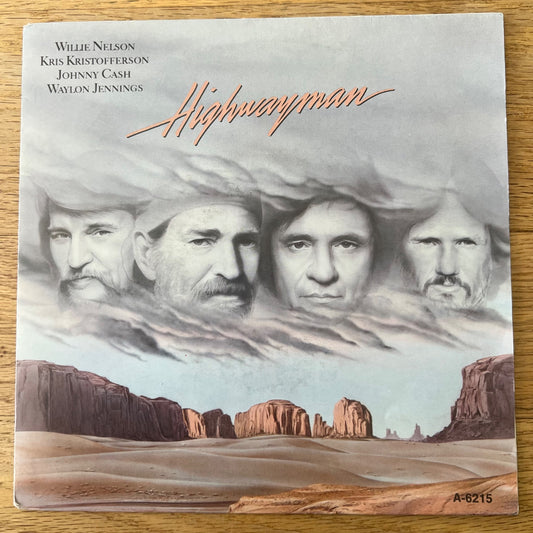 Johnny Cash, Willie Nelson, Waylon Jennings, Kris Kristofferson - Highwayman / 1. NL-Press. 1985 - (M-/VG++)