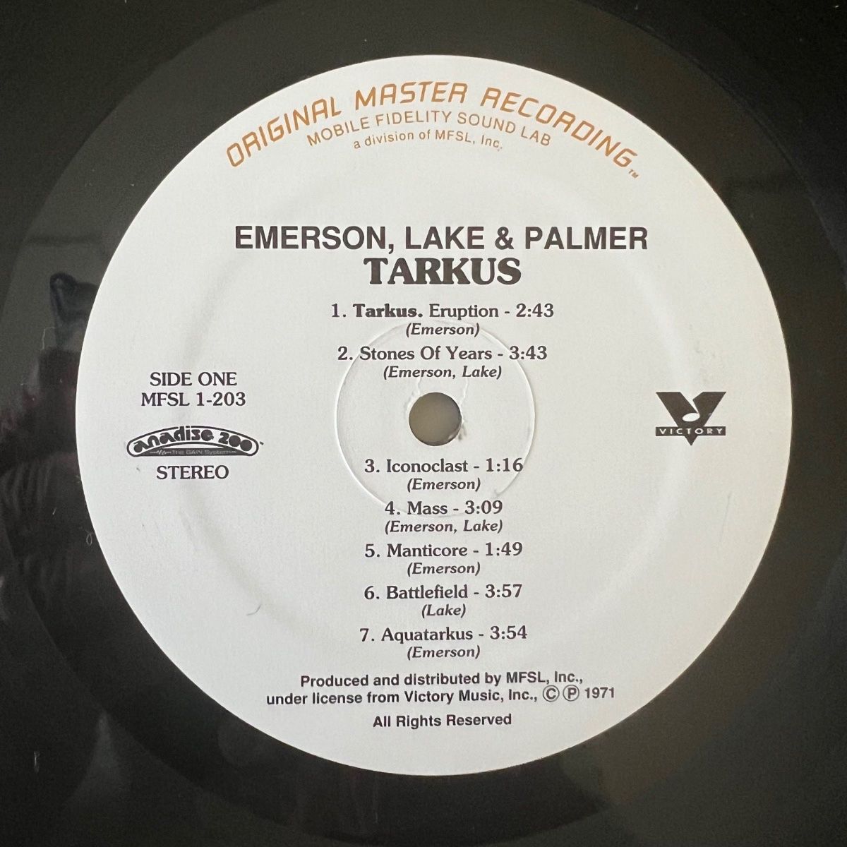 Emerson, Lake & Palmer - Tarkus / Audiophile MFSL 1994 - (Mint)