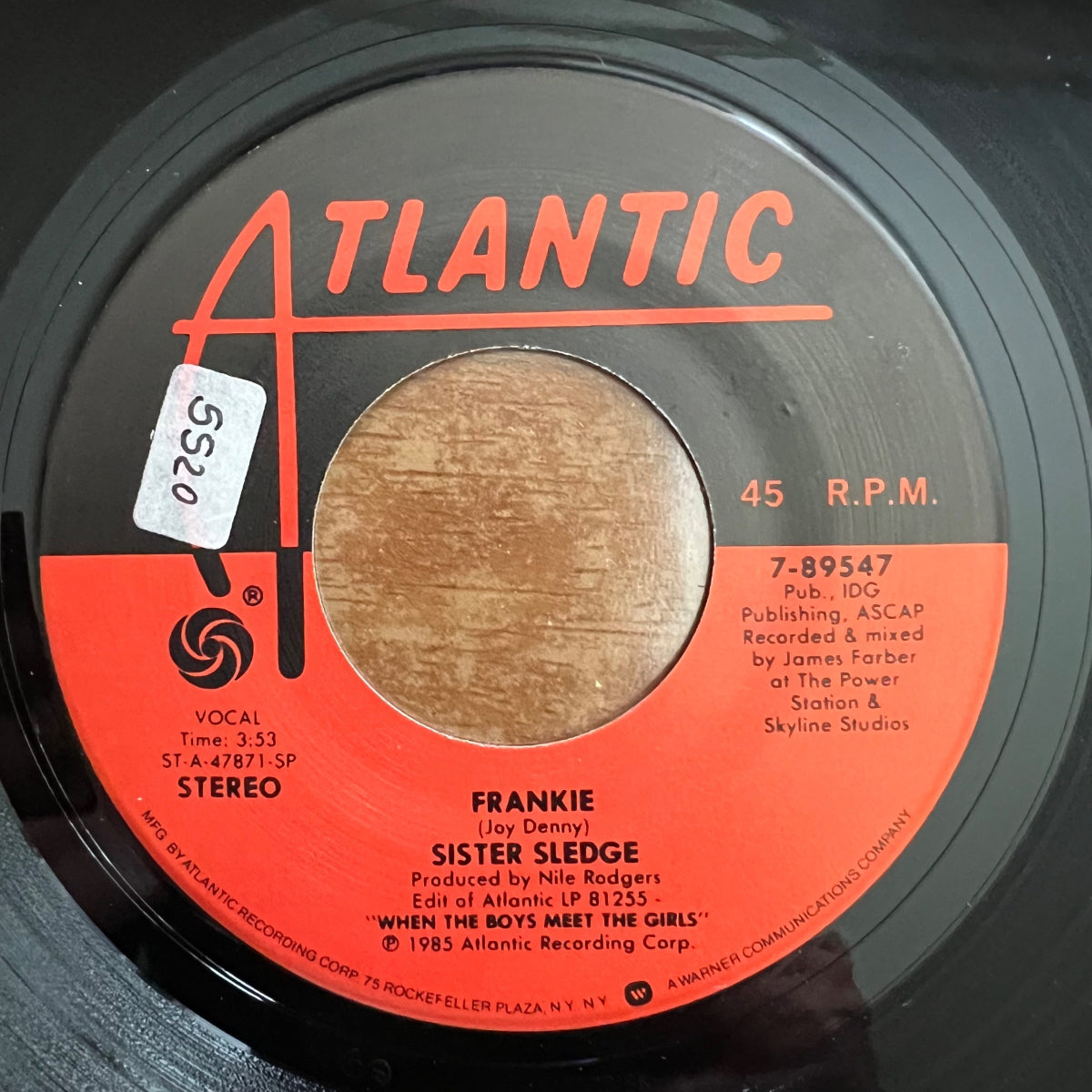 Sister Sledge - Frankie / 1. US-Press. 1985 - (M-/M-)