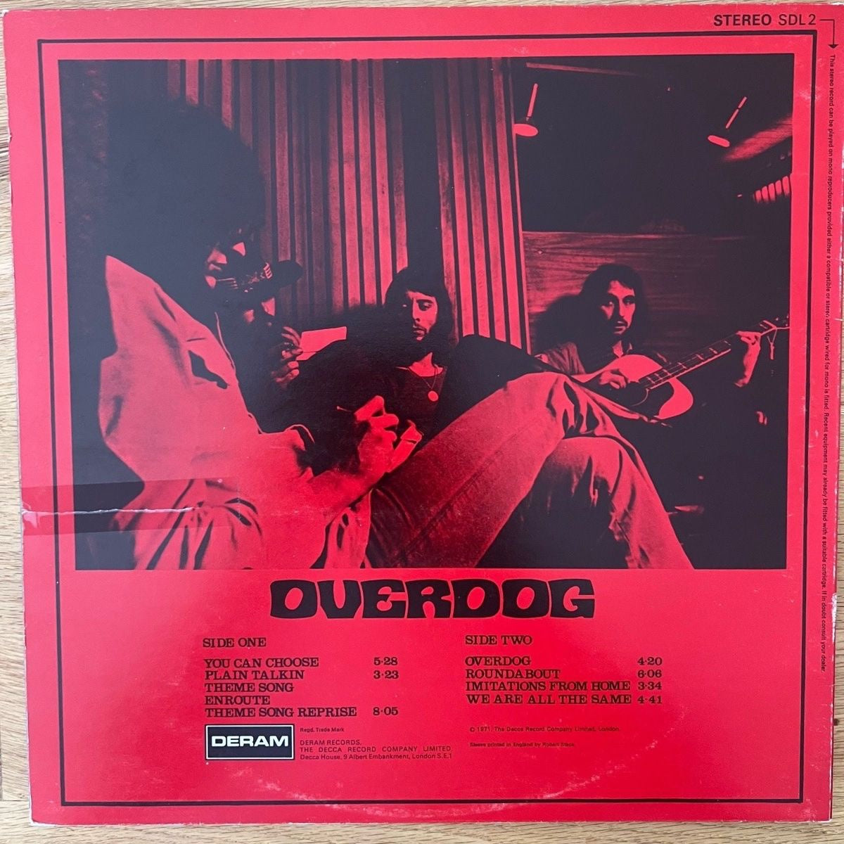 Keef Hartley Band - Overdog / 1. UK-Press. 1971 - (M-/VG+)