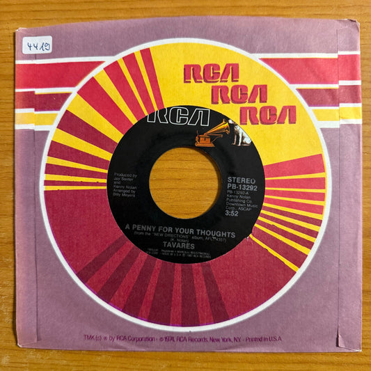 Tavares - A Penny For Your Thoughts / 1. US-Press. 1982 - (M-/M-)
