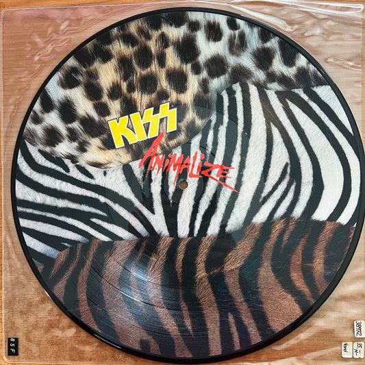 Kiss - Animalize / Picture Disc - NL-Press. 1986 - (VG++/Plastic Cover)
