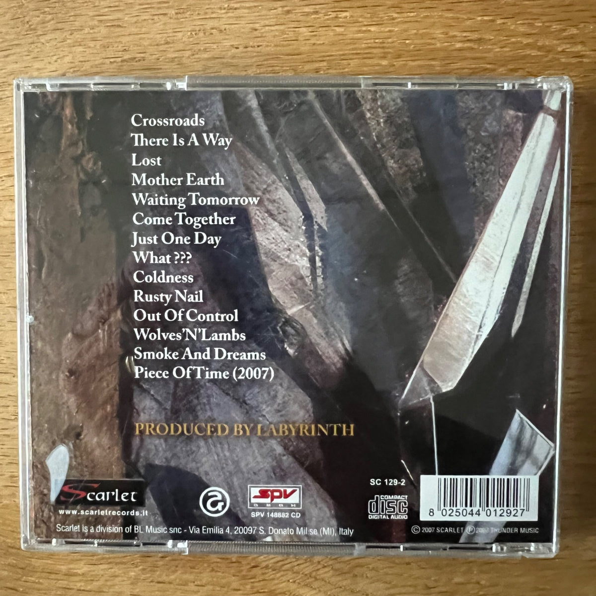 Labyrinth - 6 Days To Nowhere / CD - 1. Pressage Italie. 2007 - (M-/M-)