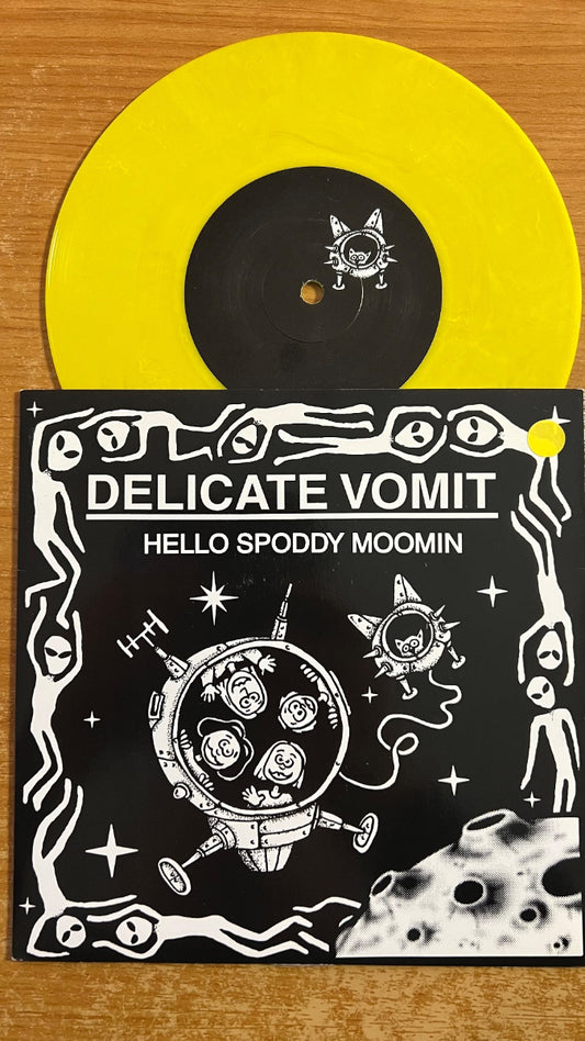 Delicate Vomit - Hello Spoddy Moon / 1. UK-Press. 199? - (Mint/Mint)