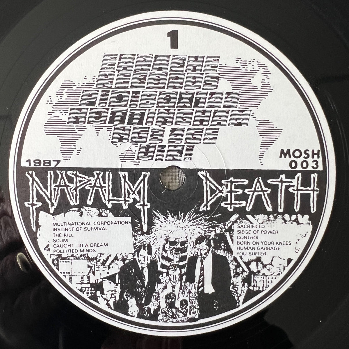 Napalm Death - Scum / 1. UK-Press. 1987 - (M-/M-)