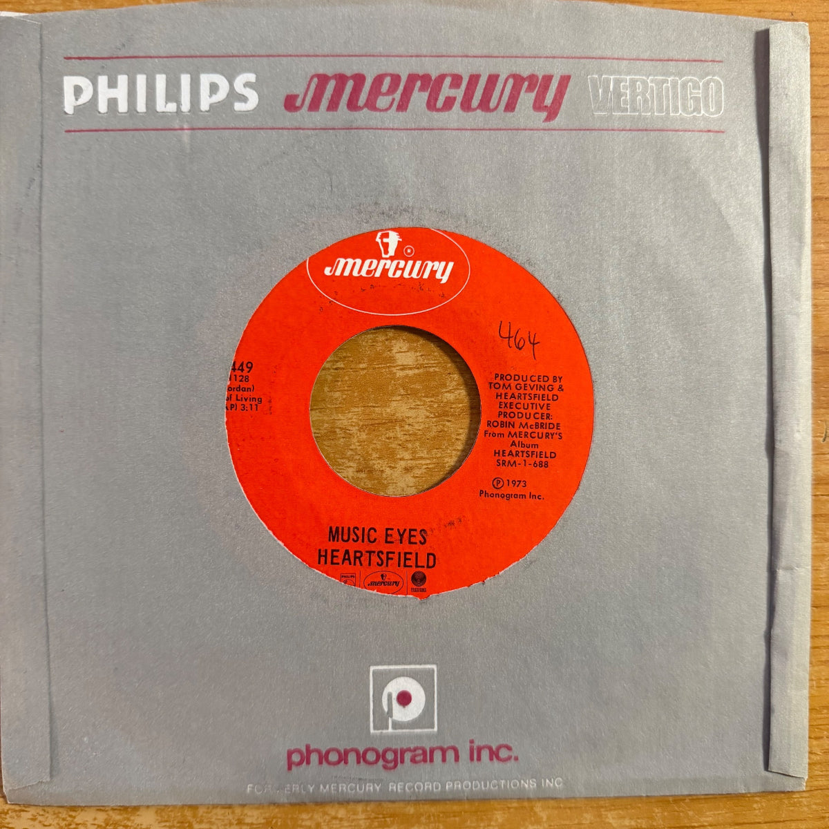 Heartsfield - Music Eyes / 1ère Press. US. 1973 - (M-/VG++)