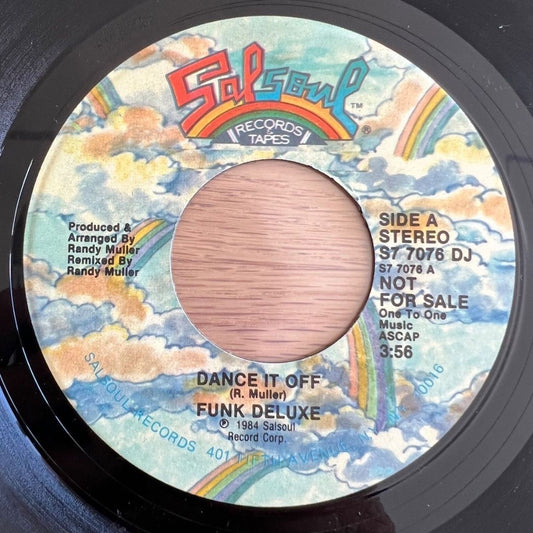 Funk Deluxe - Dance It Off / US Promo 1984 - (M-/Neutral)