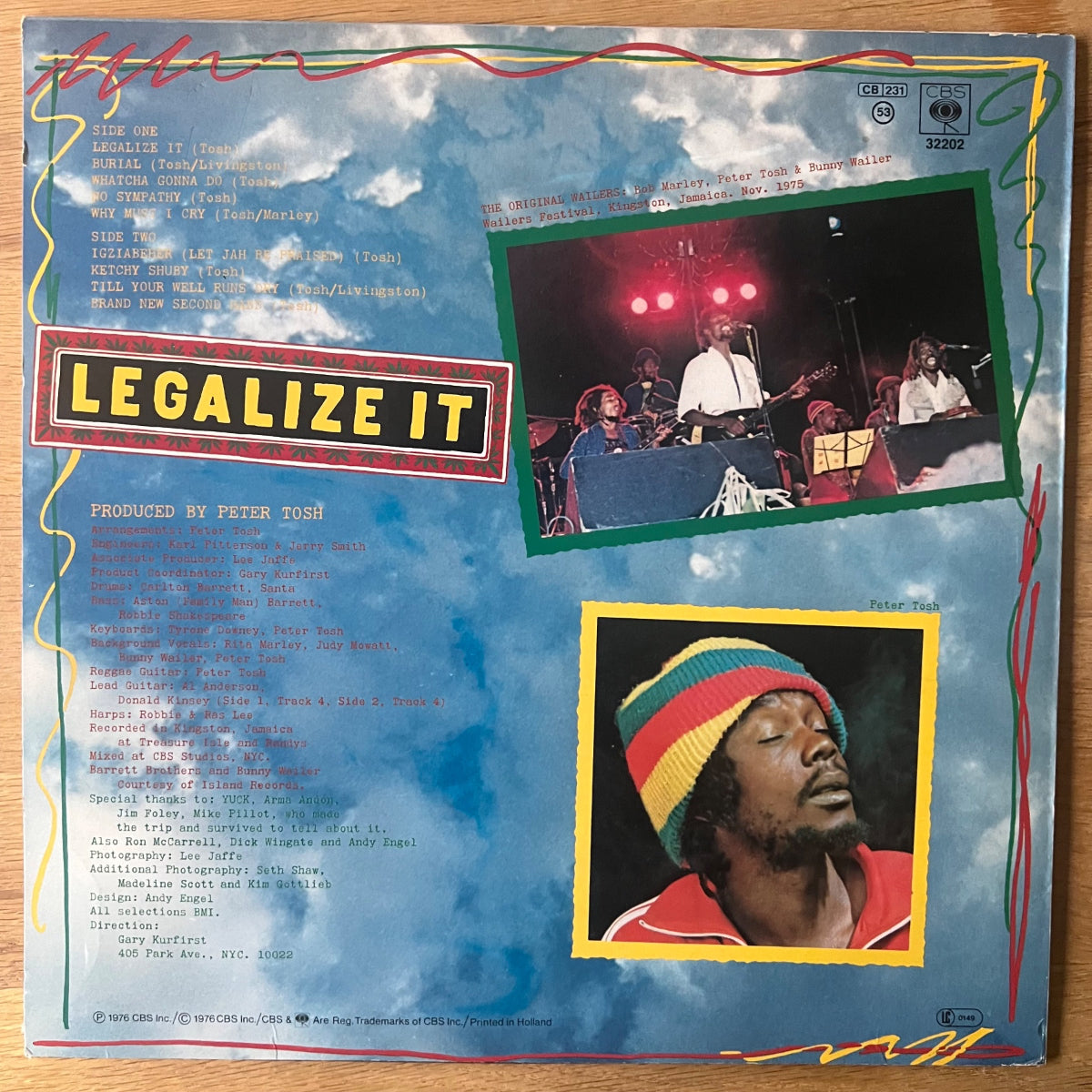 Peter Tosh - Legalize It / NL-Press. RE - (M-/VG++)