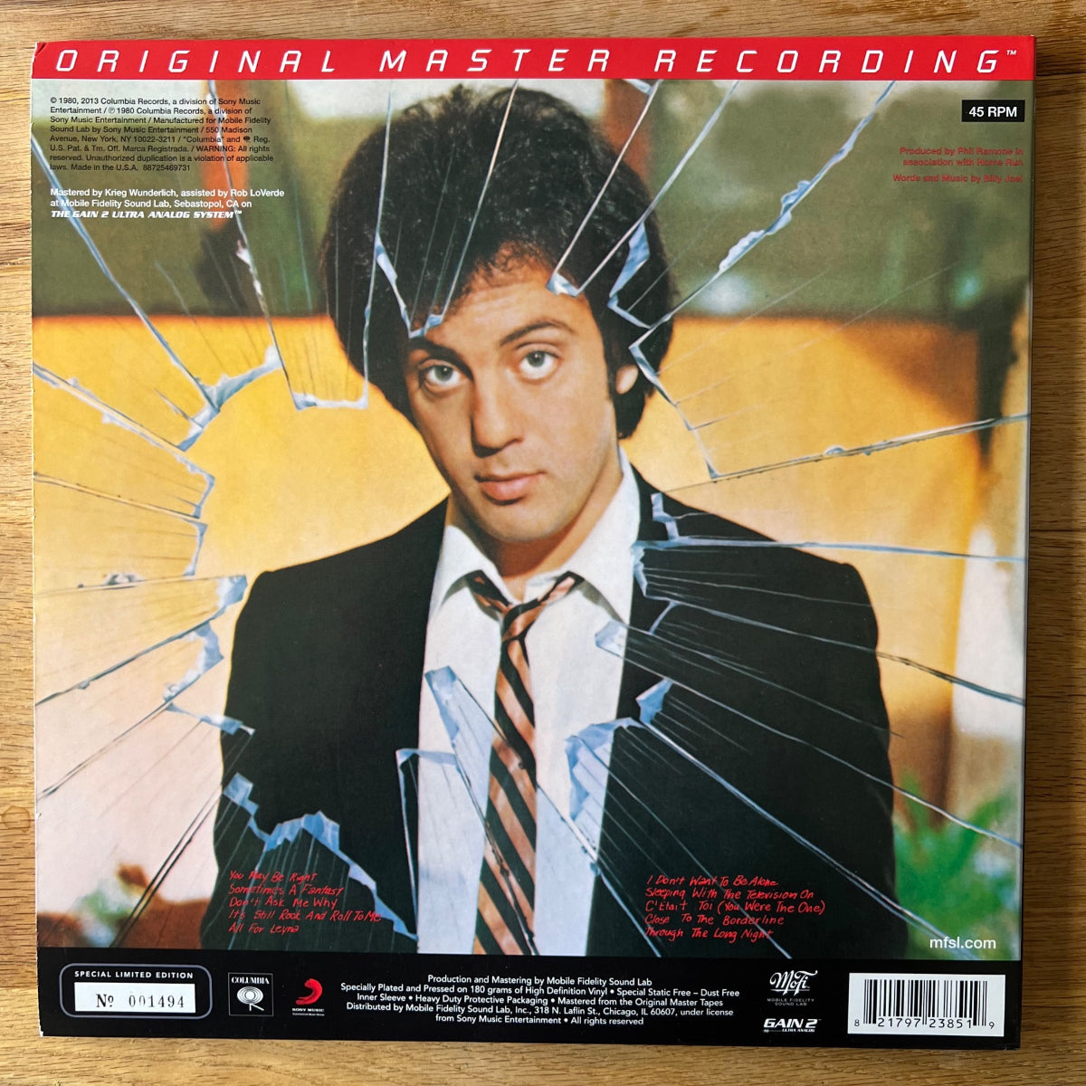 Billy Joel - Glass Houses / Audiophile MFSL 2013 - (M-/M-)