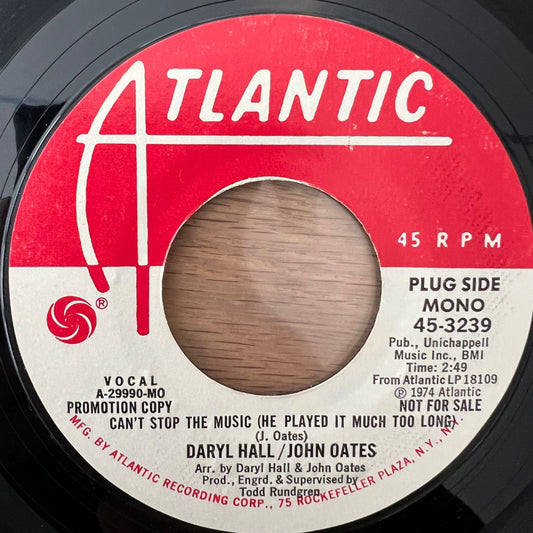 Daryl Hall & John Oates - Can't Stop The Music / US-Promo 1974 - (VG+/Neutral)