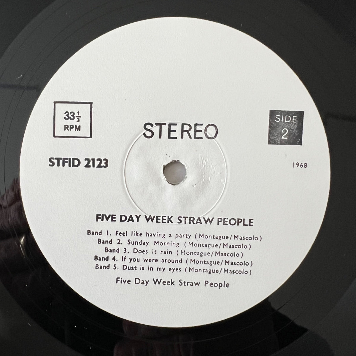 Five Day Week Straw People - Same / EU-Press. RE - (M-/VG++)