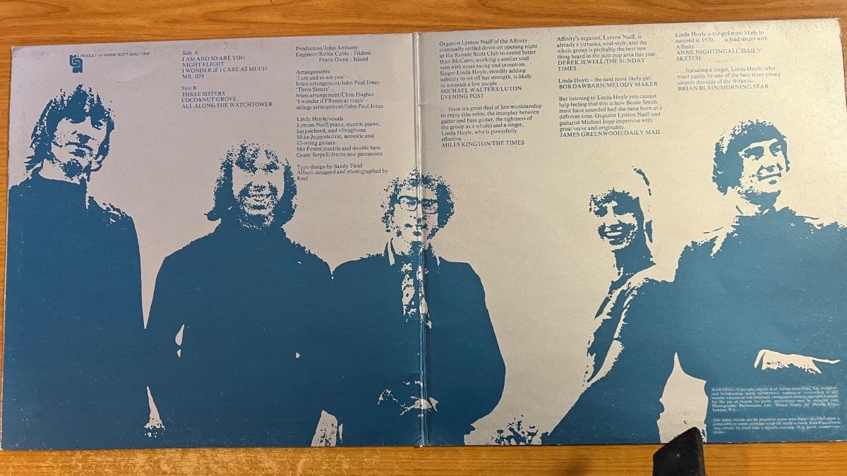 Affinity - Same / 1. UK Press. 1970 - (M-/M-)