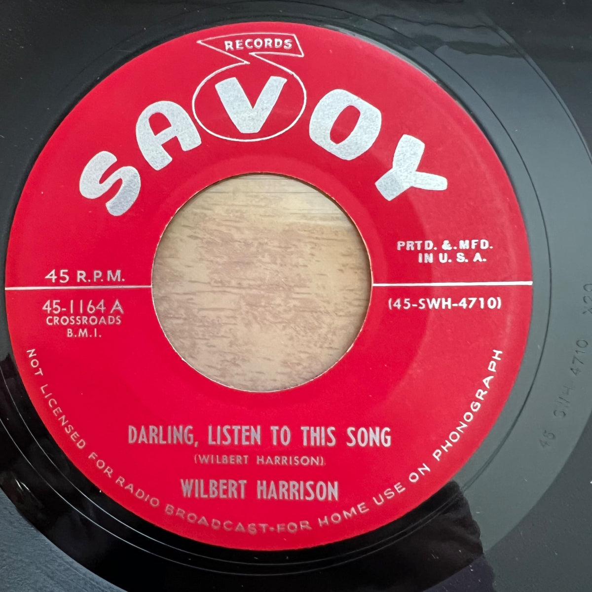 Wilbert Harrison - Darling, Listen To This Song / 1. US-Press. 1955 (M-/Neutral)
