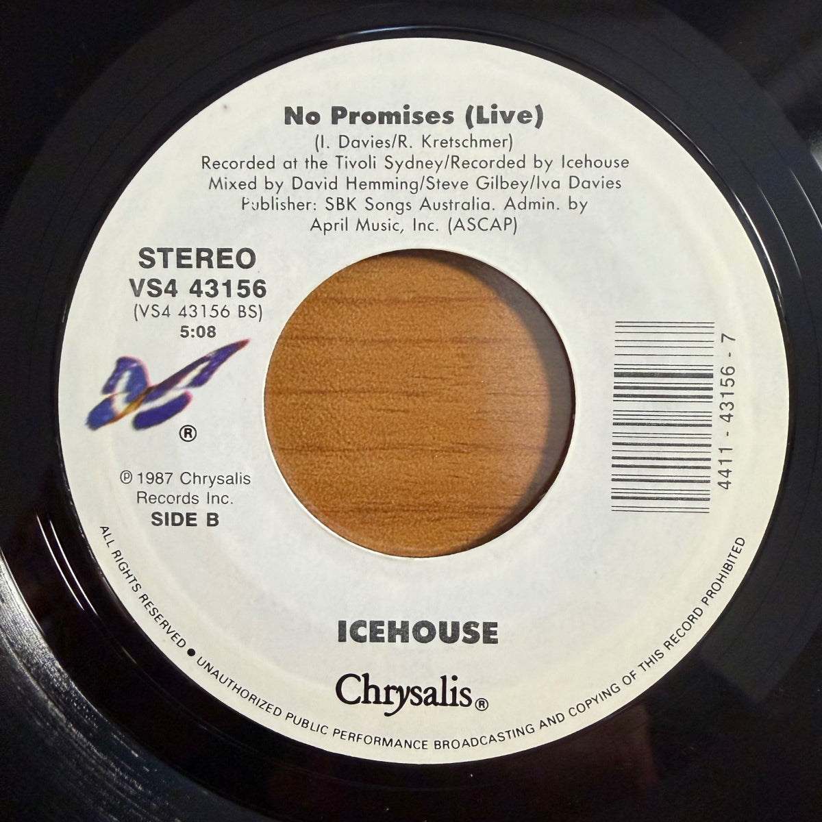 Icehouse - Crazy / 1. US-Press. 1987 - (M-/VG++)