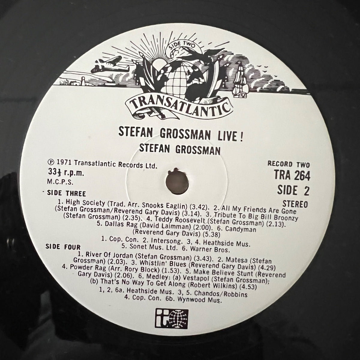 Stefan Grossman - Live / 2 LP - 1. UK-Press. 1973 / (M-/VG+)