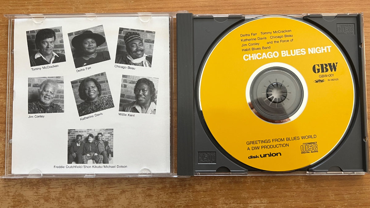 Deitra Farr, Tommy Mc Cracken, Katherine Davis, Chicago Beau, Jim Conley, Force Of Habit Blues Band - Chicago Blues Night / CD - 1. Japan-Press. 1991 - (M-/M-)