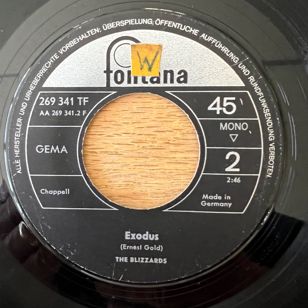 Blizzards - Hab' Kine Lust Heut Aufzustehen / 1. D-Press. 1966 - (VG/Neutral)