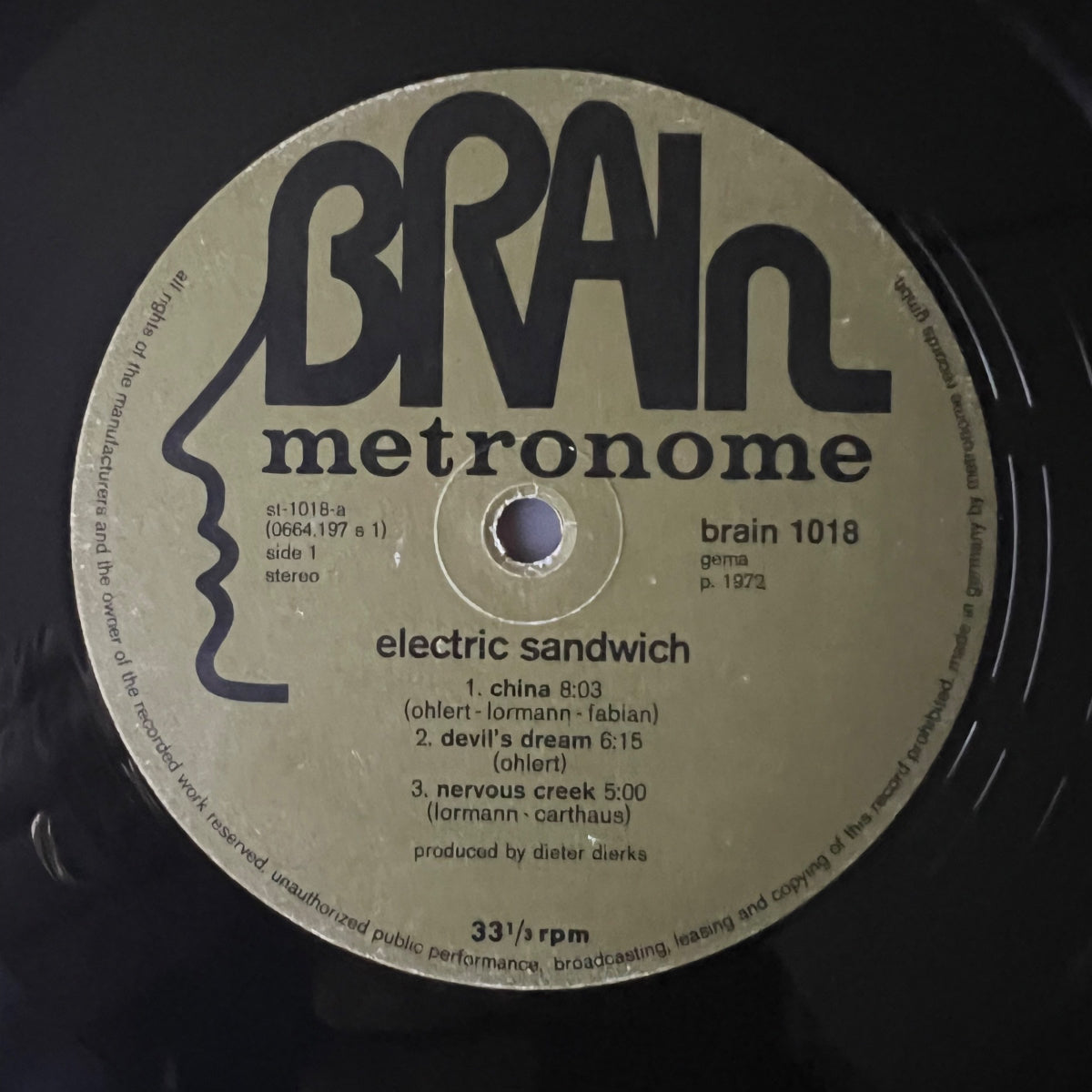 Electric Sandwich - Same / 1. D-Press. 1972 - (M-/M-)