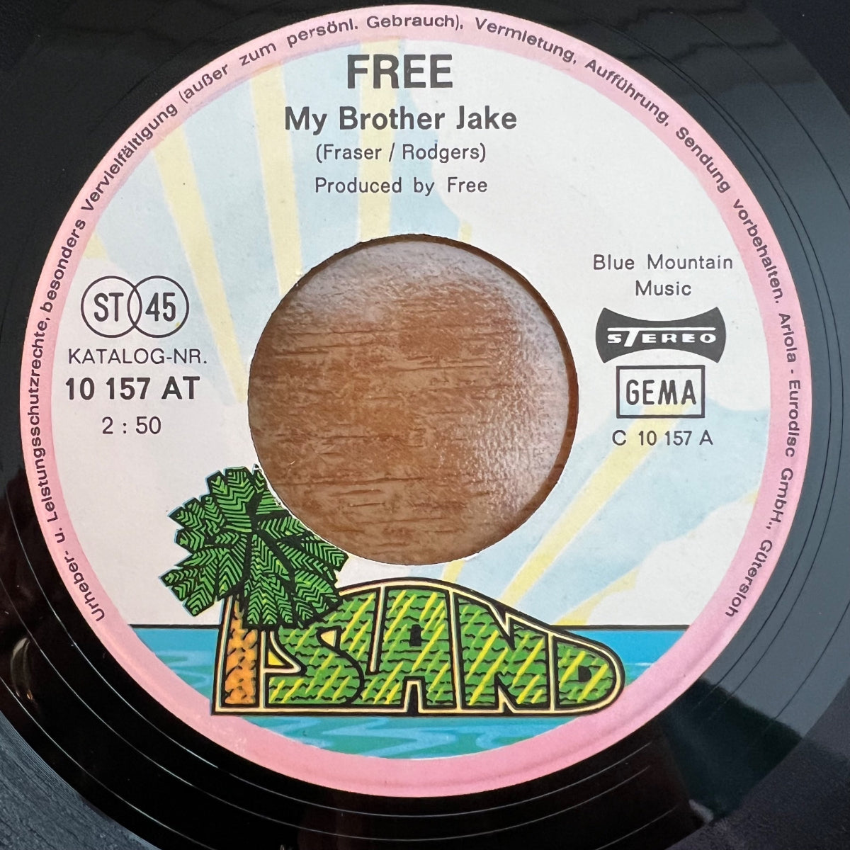 Free - My Brother Jake / 1. D-Press. 1971 - (M-/VG+)