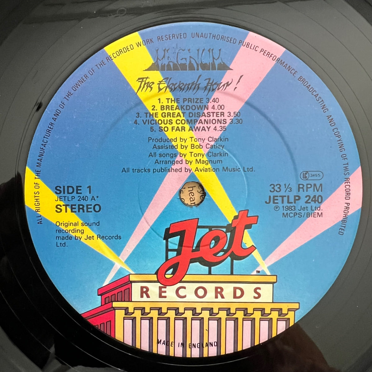 Magnum - The Eleventh Hour / 1. UK-Press. 1983 - (M-/VG+)