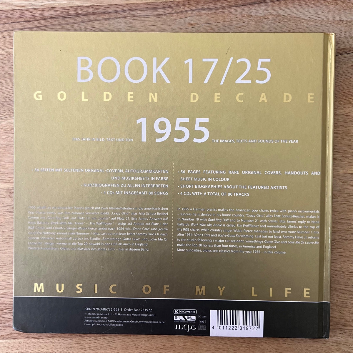 Various - Music Of My Life 1955 / 4 CD & Buch - 1. D-Press. 2008 - (M-/VG++)