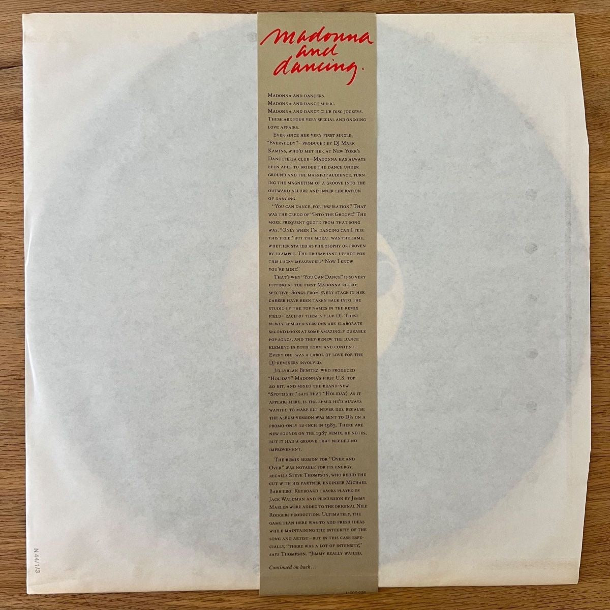 Madonna - You Can Dance / 1. D-Press. 1987 - Incl. Poster - (M-/M-)