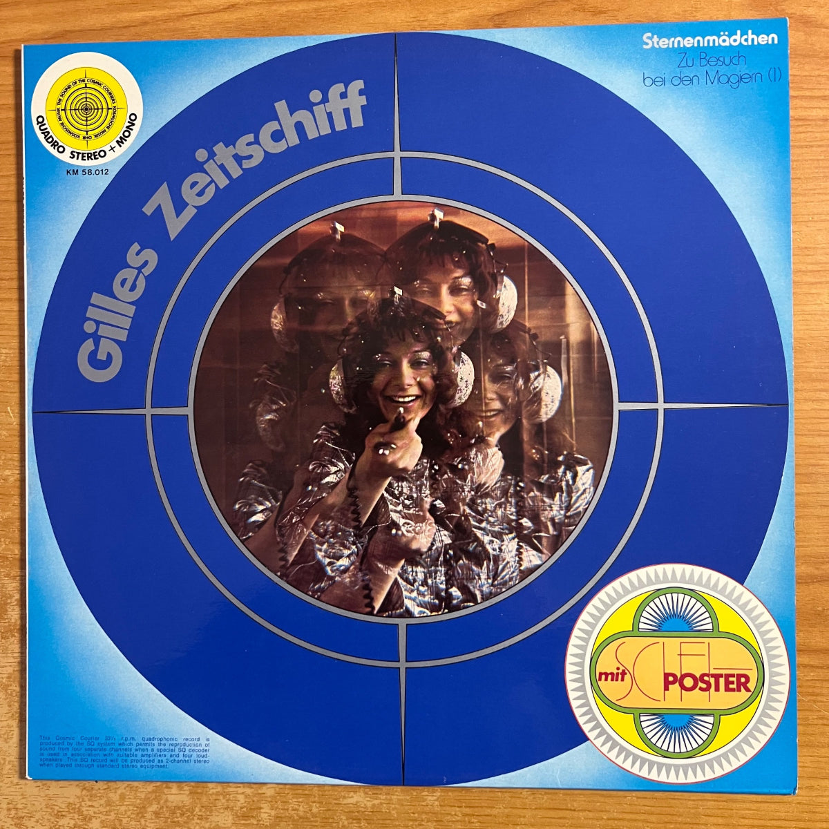 Sternenmädchen - Gilles Zeitschiff/ 1.D-Press. 1974 & Poster - (M-/M-)
