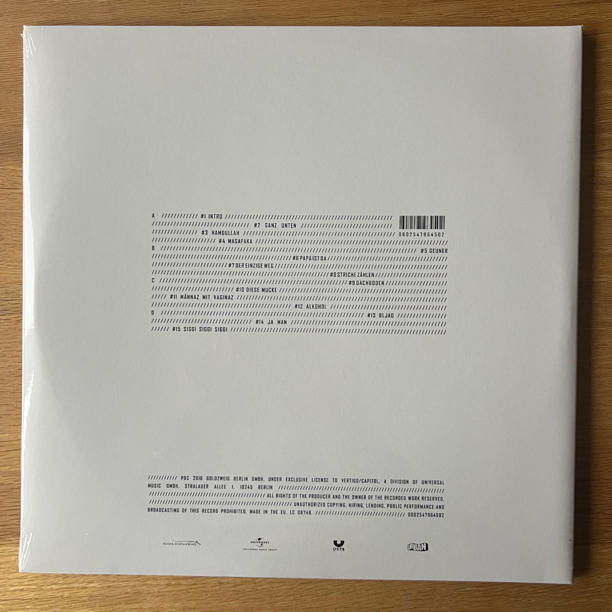 Sido - Das Goldene Album / 2 LP - 1. D-Press. 2016 - (Mint & Sealed)