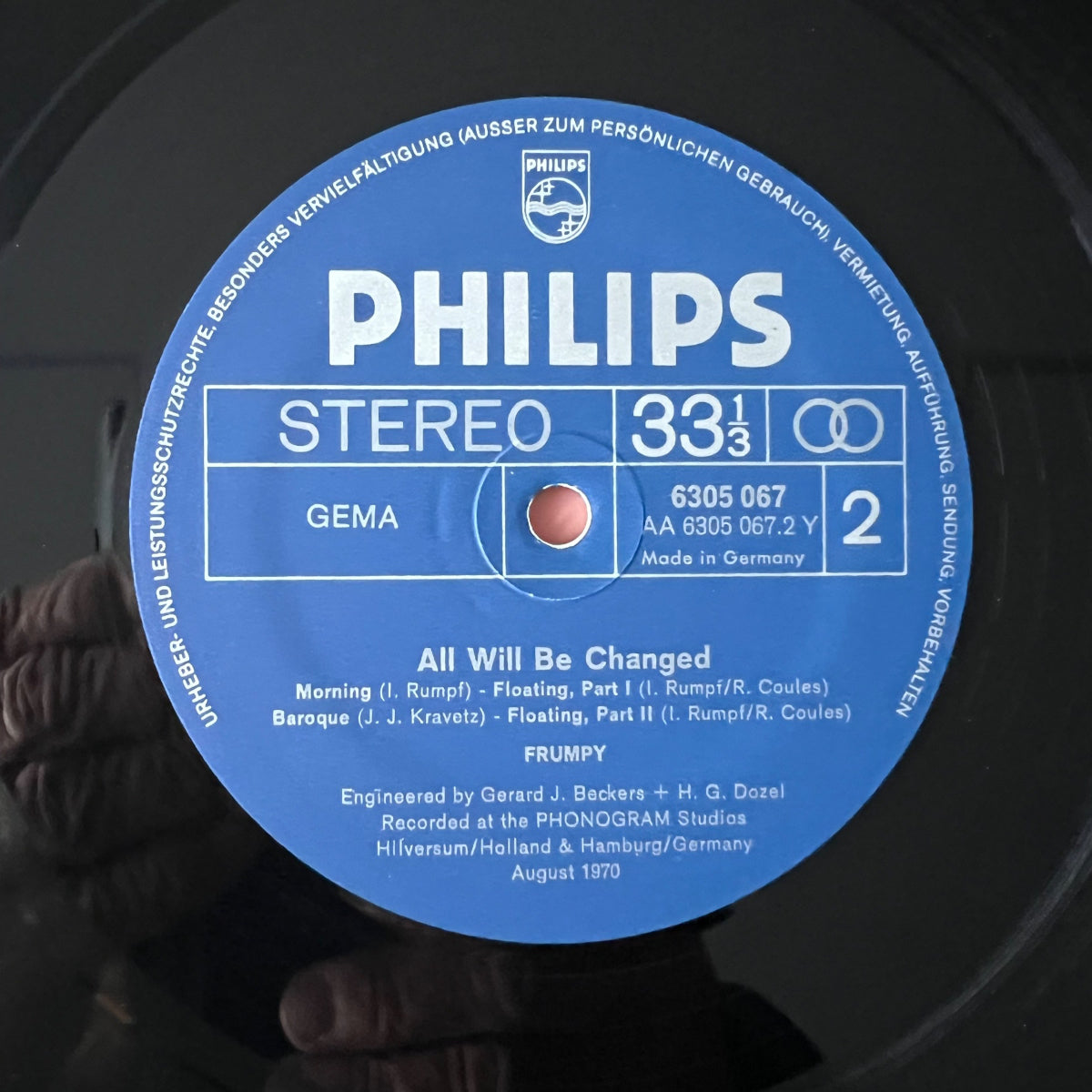 Frumpy - All Will Be Changed / 1. D-Press. 1970 - (M-/M-)